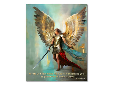 Guardian Angel (Psalm 91:11) Poster Print #1